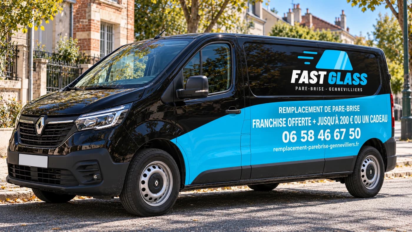 Le véhicule d'intervention de Fast Glass